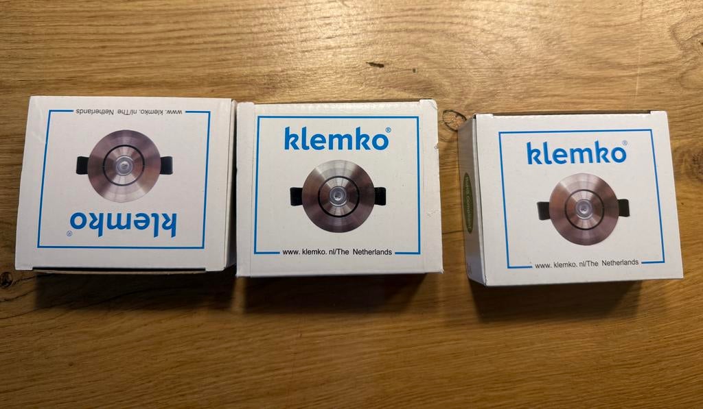 3x Klemko Inbouwspot 876720-IP Nieuw in Verpakking, Led-lamp, Minder dan 30 watt, Nieuw, Overige fittingen