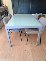 Mooie eettafel  set!!, Huis en Inrichting, Ophalen, Gebruikt, 50 tot 100 cm, Vijf personen of meer