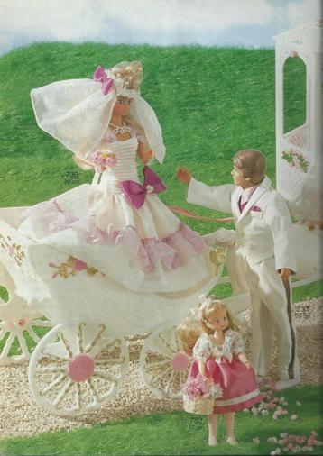 Naaipatronen voor bruidspaar Barbie, Ken en bruidsmeisje beschikbaar voor biedingen