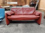 Leolux, vintage leren bank, kwaliteit, Huis en Inrichting, Ophalen, Gebruikt, 75 tot 100 cm, 150 tot 200 cm
