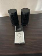 Set Ring deurbelcamera en 2x buitencamera, Audio, Tv en Foto, Videobewaking, Ophalen, Zo goed als nieuw, Buitencamera