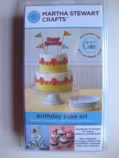 Cricut cartridge Martha Stewart Birthday Cake Art **nieuw**, Hobby en Vrije tijd, Scrapbooking, Nieuw, Papier of Karton, Overige merken