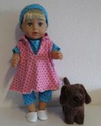 poppenkleertjes babypop born 43cm (capuchonjurk setje ), Verzenden, Nieuw, Babypop