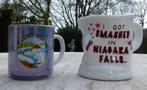 Niagara Falls Dienblad met Mok + Vrolijke Kreukel Mok, Huis en Inrichting, Keuken | Servies, Nieuw, Ophalen of Verzenden, Bord(en)