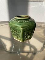 Vintage Groene Gemberpot - Chinees Design, Ophalen of Verzenden