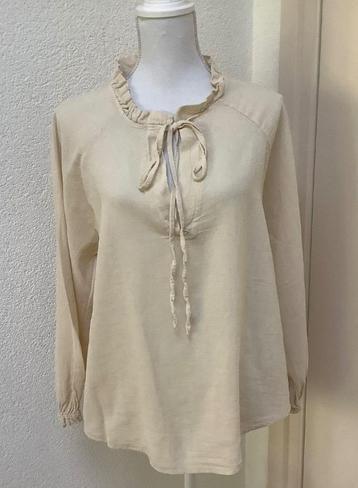 Blouse maat 38/40/42 NIEUW (linnen/katoen) beschikbaar voor biedingen