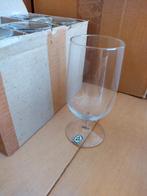 6 bierglazen op voet - gilde leerdam '60, Antiek en Kunst, Ophalen of Verzenden