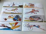 8 stickers Melk de Witte Motor (strip/in 1 koop), Verzamelen, Verzenden, Zo goed als nieuw