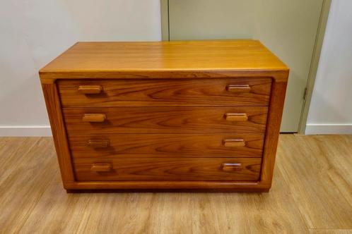 Vintage Deense Ladekast Silkeborg Ladekastje Kast Kastje, Huis en Inrichting, Kasten | Ladekasten, Gebruikt, Minder dan 100 cm