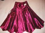 nieuwe gevoerde ,lange, glanzende, aubergine kleurige rok, M, Kleding | Dames, Rokken, Maat 38/40 (M), Paars, Nieuw, Ophalen of Verzenden