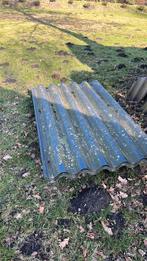 10 st. gebruikte dakplaten (152/182x110 cm), Doe-het-zelf en Verbouw, Dakpannen en Dakbedekking, Ophalen, Overige materialen, Gebruikt