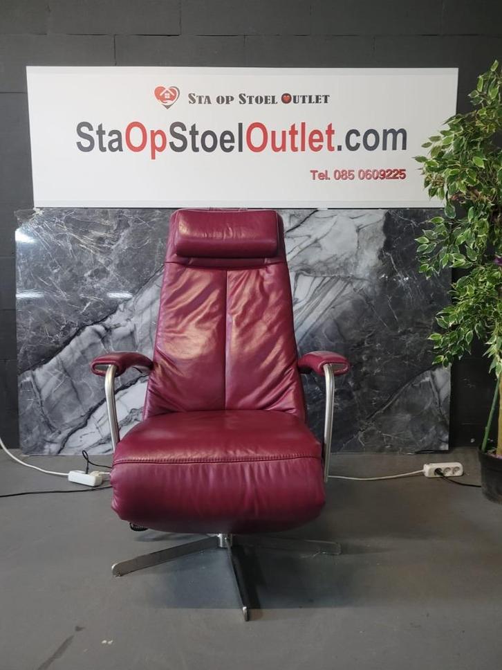 Staopstoel Prominent C-100 Op accu, Huis en Inrichting, Fauteuils, Zo goed als nieuw, Leer, 50 tot 75 cm, Minder dan 75 cm, Ophalen of Verzenden