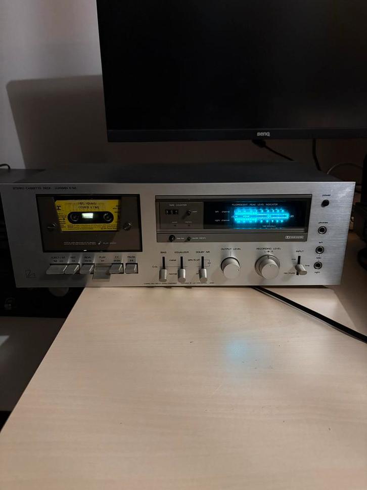 Luxman K-5A stereo Cassettedeck vintage, Audio, Tv en Foto, Cassettedecks, Enkel, Overige merken, Tape counter, Ophalen of Verzenden
