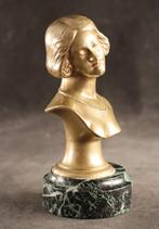 Mooie antieke bronzen buste, Verzenden