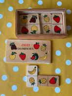 Fruit Dominos houten spel, Ophalen of Verzenden, Gebruikt, Overige typen