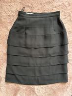 Edgar Vos Designer rok, maat 36 zgan, Zwart, Zo goed als nieuw, Maat 36 (S), Boven de knie