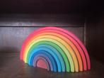 Grimms Regenboog Groot + Halve Schijven Naturel, Kinderen en Baby's, Speelgoed | Houten speelgoed, Ophalen of Verzenden, Gebruikt