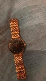 Rose horloge met zwarte plaat Rosefield, Sieraden, Tassen en Uiterlijk, Horloges | Dames, Ophalen of Verzenden, Zo goed als nieuw