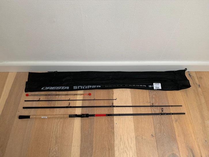 Nieuwe Spro Cresta Snyper heavy feederhengel, 3.60m 40-100gr, Watersport en Boten, Hengelsport | Witvissen, Nieuw, Werphengel