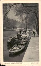 Amsterdam, gracht in wintertooi, Bern. F. Eilers, Verzenden, 1920 tot 1940, Ongelopen, Noord-Holland