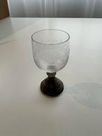 Antiek Geslepen Glas - 12cm, Antiek en Kunst, Antiek | Glas en Kristal, Ophalen