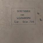Schetsboek Elektrotechniek 1955 W. Graansma, Ophalen of Verzenden, Gelezen
