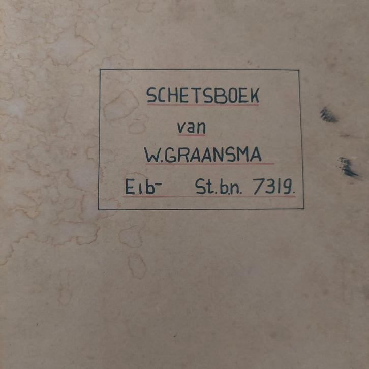 Schetsboek Elektrotechniek 1955 W. Graansma, Boeken, Overige Boeken, Gelezen, Ophalen of Verzenden