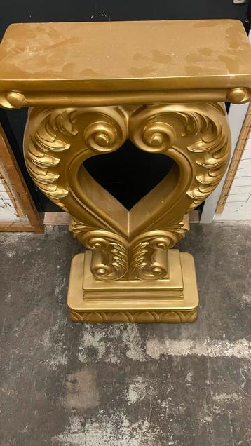 Goudkleurige Decoratie Zuilen - 6 stuks beschikbaar voor biedingen