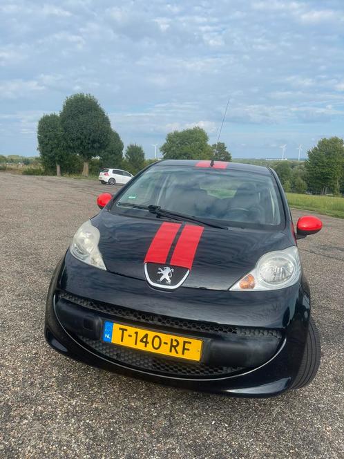 Peugeot 107 1.0 12V 3DR 2008 Zwart, Auto's, Peugeot, Particulier, Benzine, Hatchback, Handgeschakeld, Geïmporteerd, Zwart, Zwart