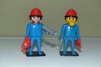 Playmobil vintage brandweermannen x2, Ophalen of Verzenden, Gebruikt, Los playmobil