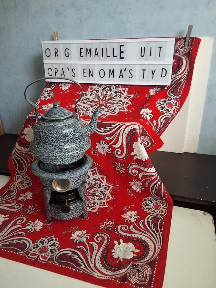 😯👌 Kijk dan ! 80 jaar jong én weer voor velen jaren👍, Antiek en Kunst, Antiek | Emaille, Ophalen of Verzenden