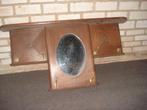 kapstok  115  x 38  cm   antiek met Spiegel   koopje  35,00, Ophalen