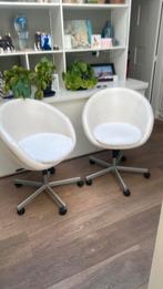 IKEA kuipstoelen, Huis en Inrichting, Bureaustoelen, Ophalen of Verzenden, Gebruikt, Wit