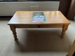 Massief blank eiken salontafel, Huis en Inrichting, Ophalen, Gebruikt, 100 tot 150 cm, Eikenhout