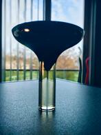 Italie Vaas Schaal Art Design Murano Sommerso Zwart 1970, Ophalen of Verzenden