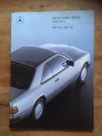 Auto folder brochure Mercedes Coupe's 230CE / 300CE  1988 NL, Nieuw, Ophalen of Verzenden, Mercedes