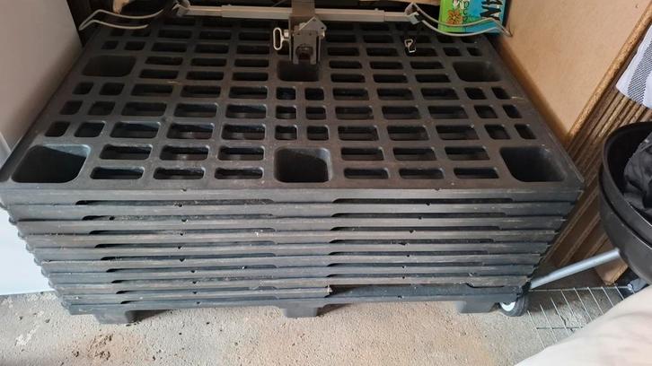 Voortent vloer plastic pallets, Caravans en Kamperen, Caravan accessoires, Zo goed als nieuw, Ophalen
