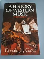 A history of Western Music, 3e editie, Boeken, Muziek, Ophalen of Verzenden, Zo goed als nieuw, Donald J. Grout, Overige onderwerpen