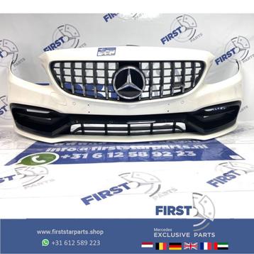 A205 C205 FACELIFT 2021 C63 AMG VOORBUMPER + GT GRIL COMPLEE beschikbaar voor biedingen