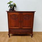 Vintage Queen Ann barkast wandkast buffetkast dressoir 803, Valkenswaard, Gebruikt, Info@flashbackfurniture.nl, Eikenhout