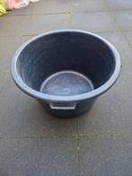 Zwarte kunststof speciekuip / plantenbak / 65L / 2 stuks, Ophalen, Gebruikt