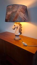 V. Bassano Italy Vintage Lamp Keramiek Paard Paardenhoofd, Ophalen of Verzenden, Minder dan 50 cm