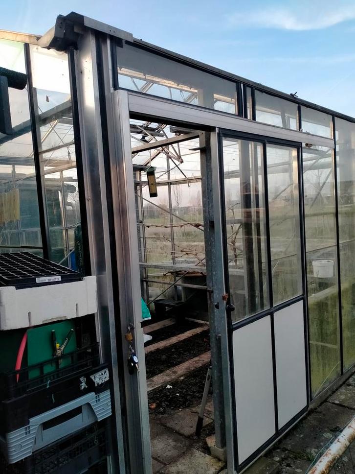 Tuinkas te koop, Tuin en Terras, Kassen, Gebruikt, Aluminium, Glas, Ophalen of Verzenden