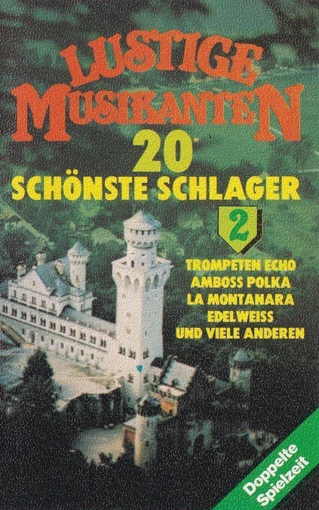Cassettebandje Lustige Musikanten 2 (20 Schönste Schlager), Cd's en Dvd's, Cassettebandjes, Gebruikt, Overige genres, 1 bandje