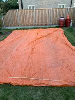 Dekzeil 750x550cm - Oranje, Doe-het-zelf en Verbouw, Zeil en Folie, Ophalen, Gebruikt, 15 m² of meer, Zeil