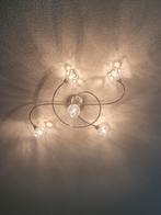 Plafond lamp zilverkleurig, Ophalen, Gebruikt