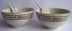 Antieke Chinese Rijskommen Met lepel 2 Stuks, Antiek en Kunst, Ophalen of Verzenden