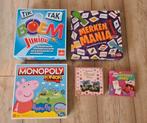 Bordspel pakket o.a monopoly junior en efteling, Hobby en Vrije tijd, Gezelschapsspellen | Bordspellen, Ophalen of Verzenden, Zo goed als nieuw
