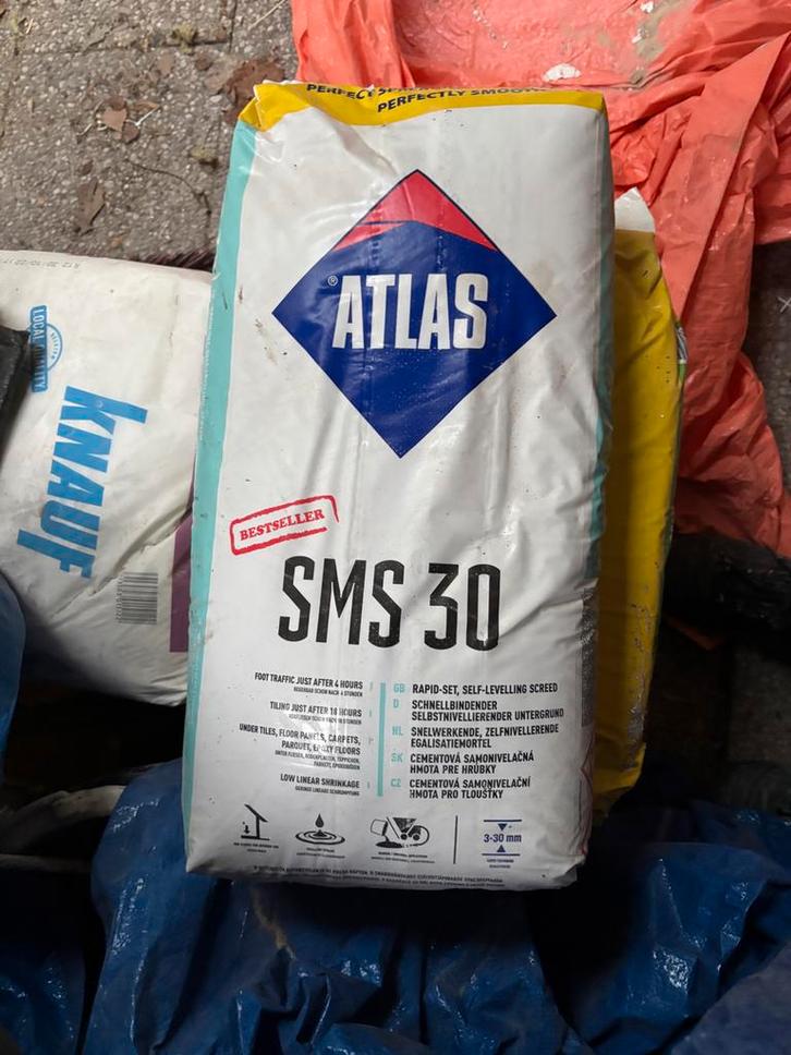 Atlas SMS 30 Egaline  2 en een halve zak 25,-, Doe-het-zelf en Verbouw, Overige Doe-het-zelf en Verbouw, Nieuw, Ophalen