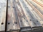 Havenplanken oud grenen of hardhout gebruikte sfeer planken, Gebruikt, Hardhout, Ophalen, 180 tot 250 cm